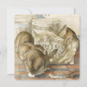 ホリデーベイクセールバニーズアナウンス 招待状 (正面)