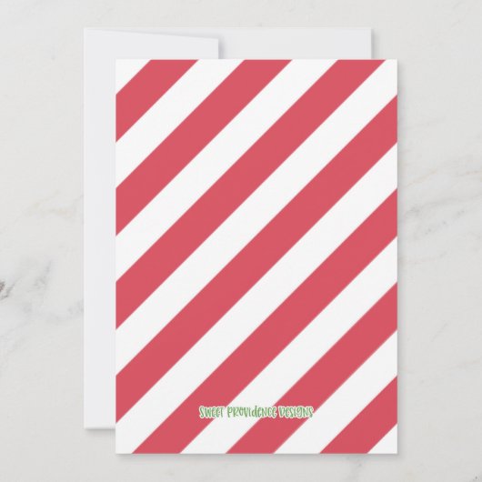 ホリデーベイクセールフライヤー 招待状 (裏面)