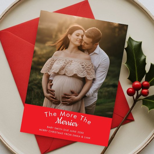 ホリデーベイビー発表 | 冬の妊娠発表 シーズンカード
