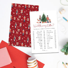 ホリデーベビーシャワーゲーム