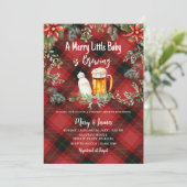 ホリデーベビーシャワー招待状 招待状 (スタンド正面)