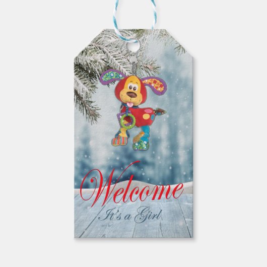 ホリデーベビーシャワー ギフトタグ (正面)