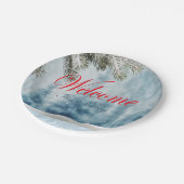 ホリデーベビーシャワー ペーパープレート (アングル)