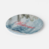 ホリデーベビーシャワー ペーパープレート (アングル)