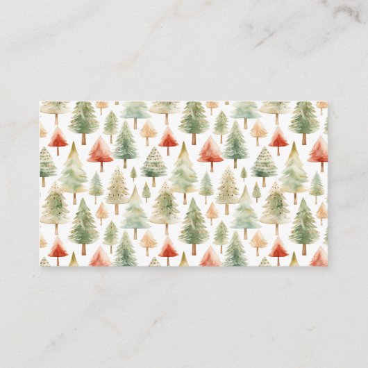 ホリデーベビー衣服洗濯おむつラッフルチケット エンクロージャーカード (裏面)