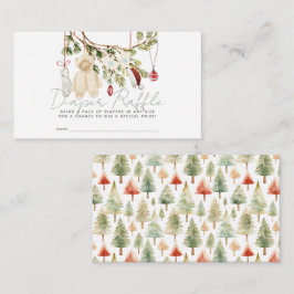 ホリデーベビー衣服洗濯おむつラッフルチケット エンクロージャーカード