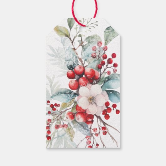 ホリデーベリクラシカルーズモノグラムギフトラベル ギフトタグ (裏面)