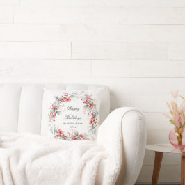 ホリデーベリクラシカルーズモノグラム クッション