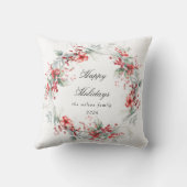 ホリデーベリクラシカルーズモノグラム クッション (裏面)