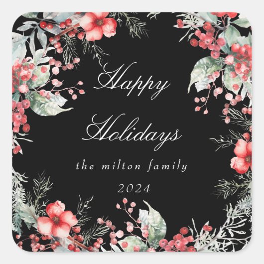 ホリデーベリクラシカルーズモノグラム スクエアシール (正面)