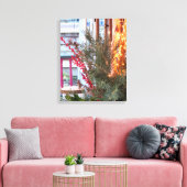 ホリデーベリーとライト – マーサズヴィネヤード キャンバスプリント (インサイチュ (リビング))