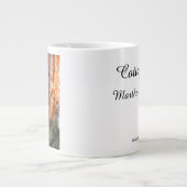 ホリデーベリーとライト – マーサズヴィネヤード ジャンボコーヒーマグカップ (正面)