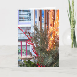 ホリデーベリーとライト - マーサズ・ヴィニヤード カード