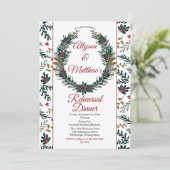 ホリデーベリーズパインリースリハーサルディナー 招待状 (スタンド正面)