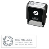 ホリデーベリーリース差出人住所 セルフインキングスタンプ (インサイチュ)