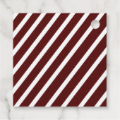 ホリデーベリー喜びクリスマス家族モノグラム フェイバータグ (裏面)