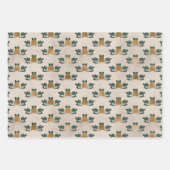 ホリデーベル&ツリーラッピング紙シート ラッピングペーパーシート (正面2)