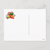 ホリデーベーキングクリスマスクッキー材料ベイカー シーズンポストカード (裏面)