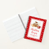 ホリデーベーキングレシピクリスマスプリン ノートブック (内部)