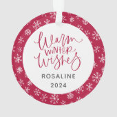 ホリデーペットフェスティバルリースフォトカスタム オーナメント (裏面)