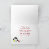 ホリデーペンギンおもしろい シーズンカード (内部)