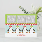 ホリデーペンギンズフォトカード シーズンカード (スタンド正面)