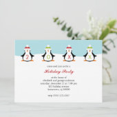 ホリデーペンギン招待状 招待状 (スタンド正面)