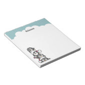 ホリデーペンギン ノートパッド (アングル)