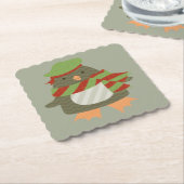 ホリデーペンギン ペーパーコースター (アングル)