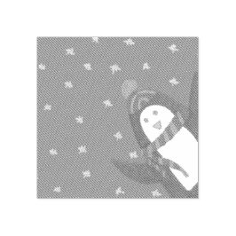 ホリデーペンギン ラバースタンプ