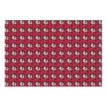 ホリデーペンハーツとアマリリスのフローラルパターン