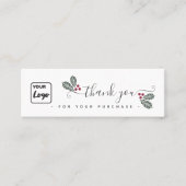 ホリデーホリカスタムーのロ感謝していゴユー スキニー名刺 (正面)