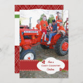 ホリデーホリーすてきリボンカード シーズンカード (正面/裏面)