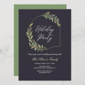 ホリデーホリークリスマスパーティー シーズンカード (正面/裏面)