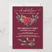 ホリデーホリークリスマスパーティー 招待状 (正面)