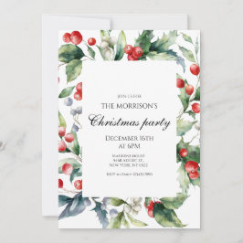 ホリデーホリークリスマスパーティー 招待状