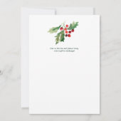 ホリデーホリークリスマス招待状 招待状 (裏面)