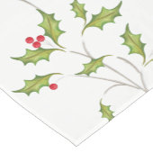 ホリデーホリーテーブルランナー ショートテーブルランナー (コーナー)