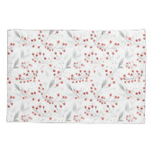 ホリデーホリーピローケース 枕カバー (裏面)