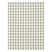 ホリデーホリーレトロスタイルテーブルクロス テーブルクロス (正面)