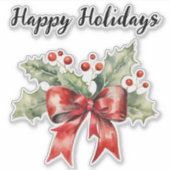 ホリデーホリー シール (正面)
