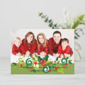 ホリデーホリー&ラブフォトカード シーズンカード (スタンド正面)