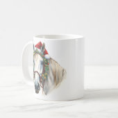 ホリデーホースのクリスマスコーヒーマグ コーヒーマグカップ (正面左)