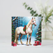 ホリデーホースクリスマスカード シーズンカード (スタンド正面)