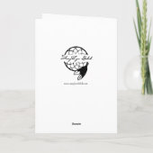 ホリデーホースグリーティングスフリジアンバイビアール シーズンカード (裏面)