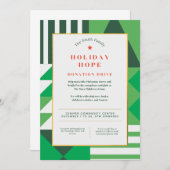 ホリデーホープイベント招待状 招待状 (正面/裏面)