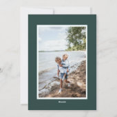 ホリデーホープモダンボタニカルベリー シーズンカード (裏面)