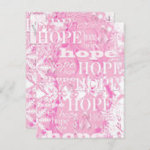 ホリデーホープ乳がん認識度製品 シーズンポストカード (正面/裏面)