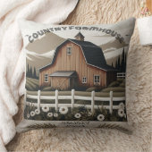 ホリデーホームカントリー素朴ファームハウスミニマリスト クッション (ブランケット)