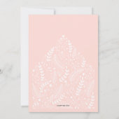 ホリデーホームクリスマスパーティー 招待状 (裏面)